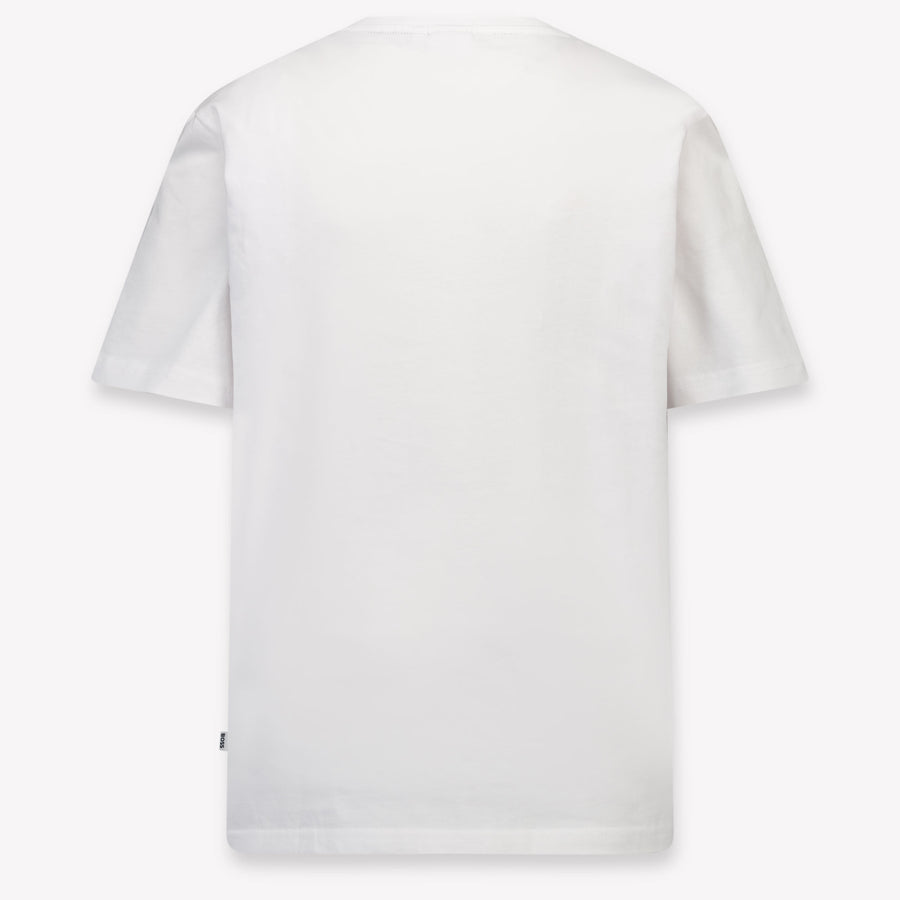 Boss Kids Boys T-Shirt In White