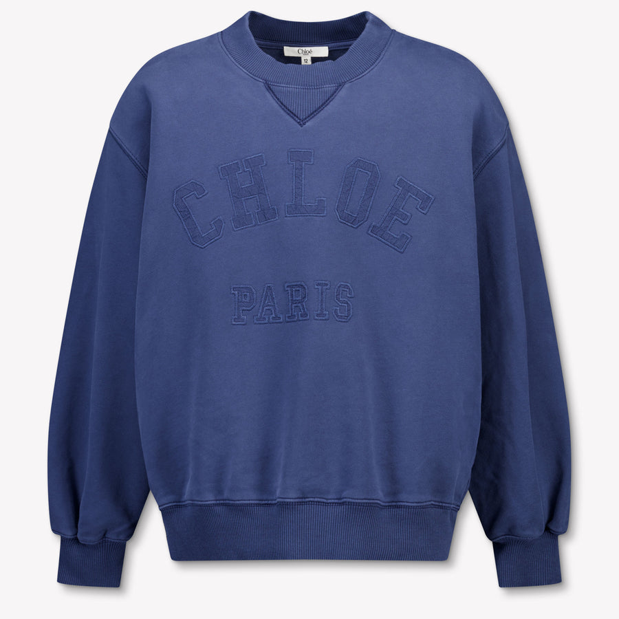 Chloe Girls Sweater in Blue
