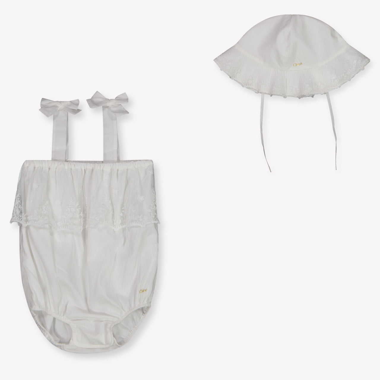 Chloe Baby Meisjes Setje In Wit