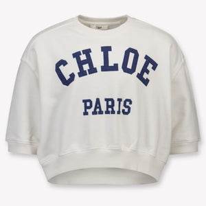 Chloe Kinder Meisjes Trui In Wit