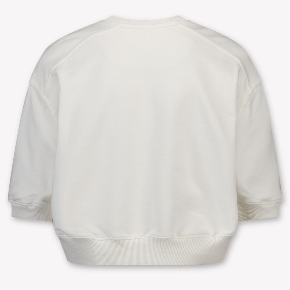 Chloe Kids Girls Sweater In White