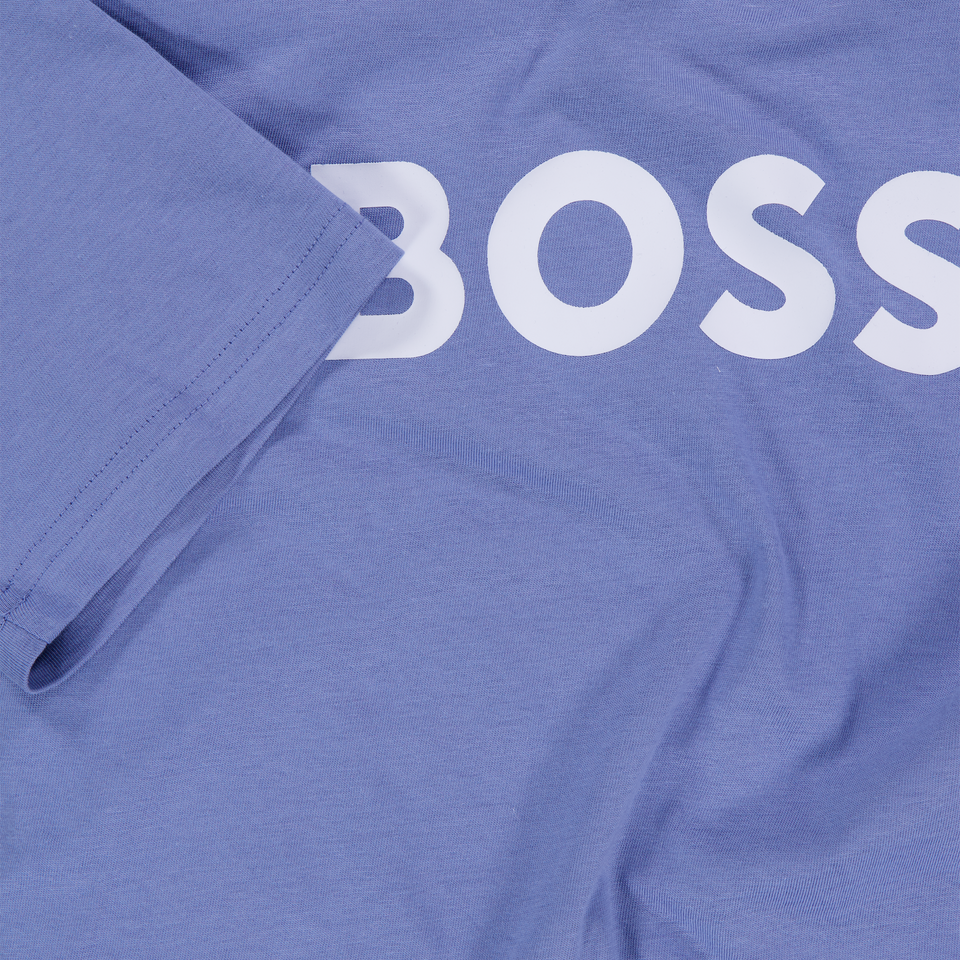 Boss Kids Boys T-Shirt In Blue