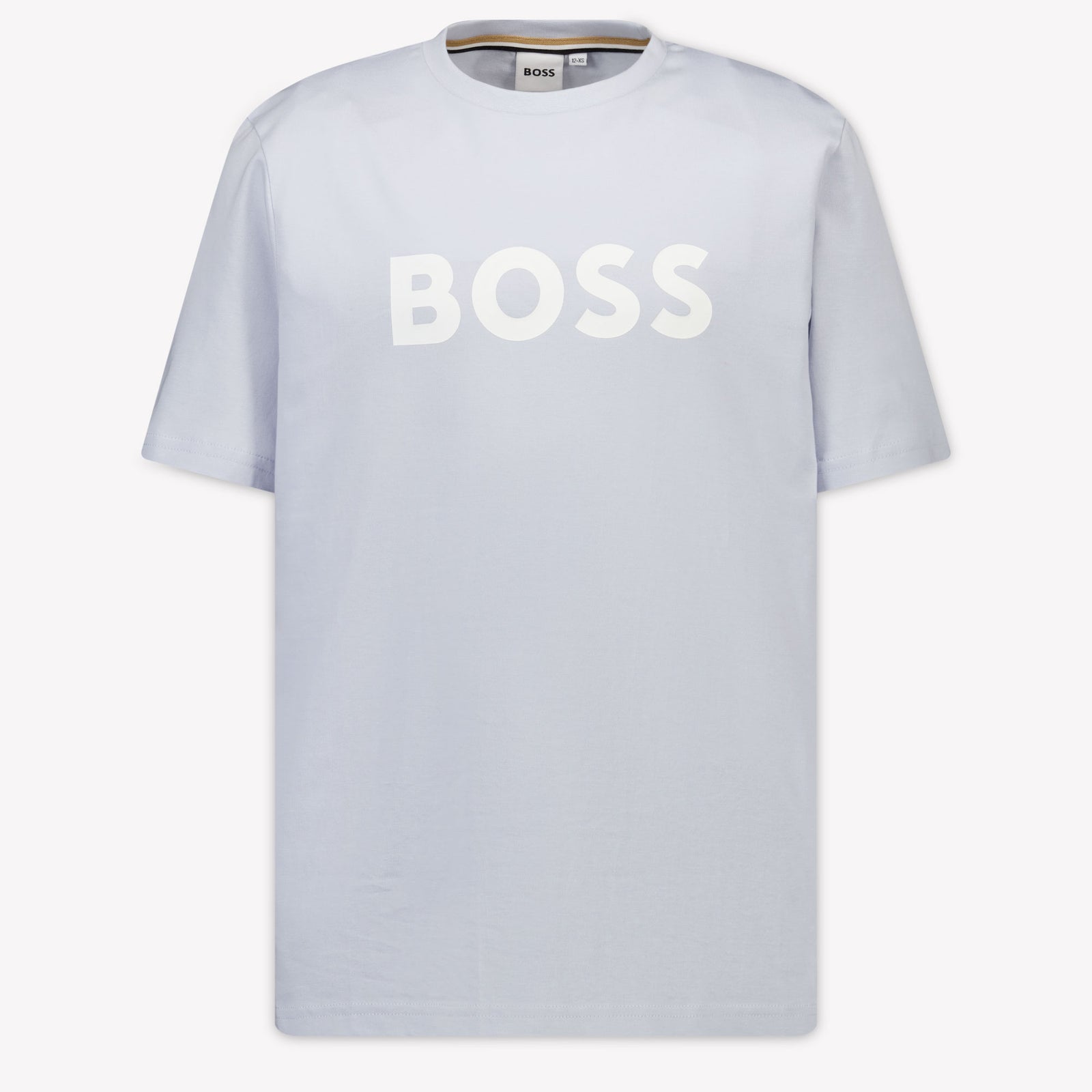 Boss Kinder Jongens T-Shirt In Licht Blauw