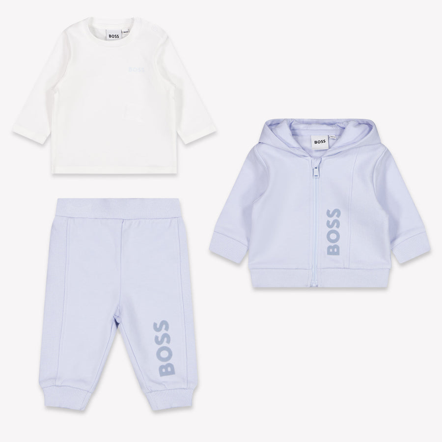 Boss Baby Boys Polo In Light Beige