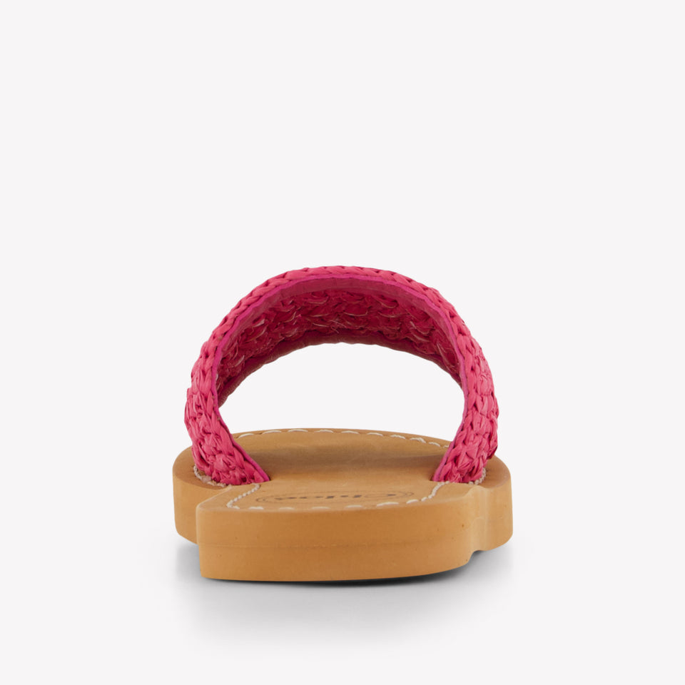 Chloe Meisjes Slippers In Fuchsia