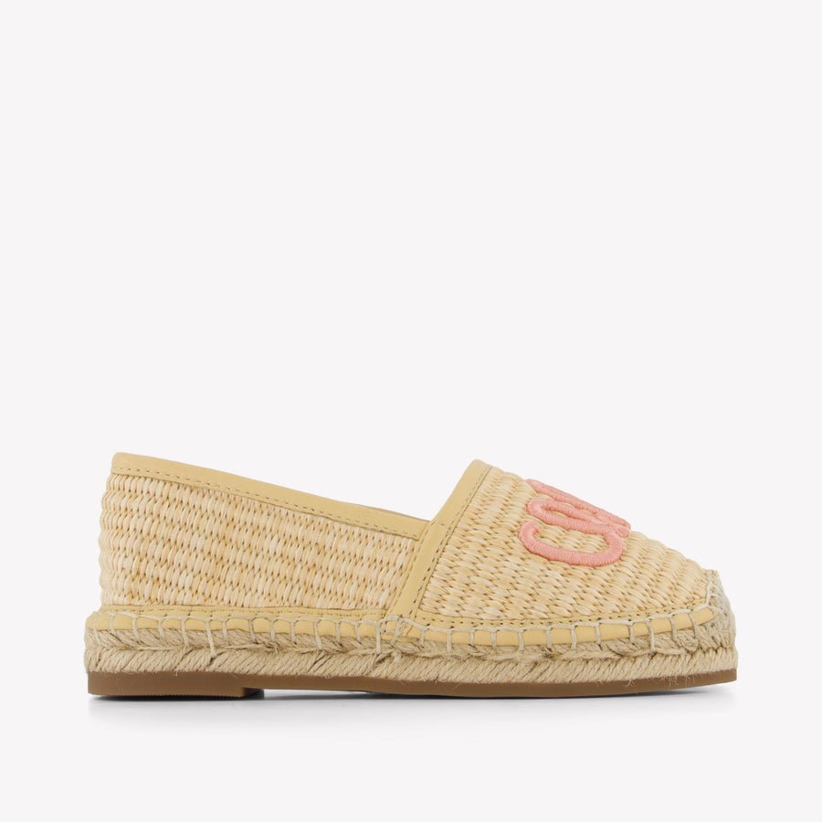 Chloe Girls Shoes in Light Beige