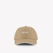 Boss Kids Boys Cap In Beige
