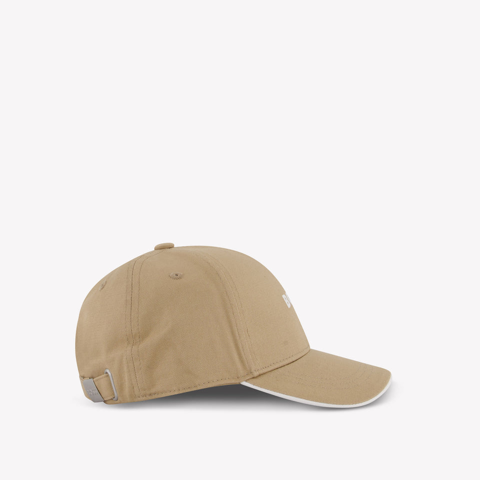 Boss Kids Boys Cap In Beige