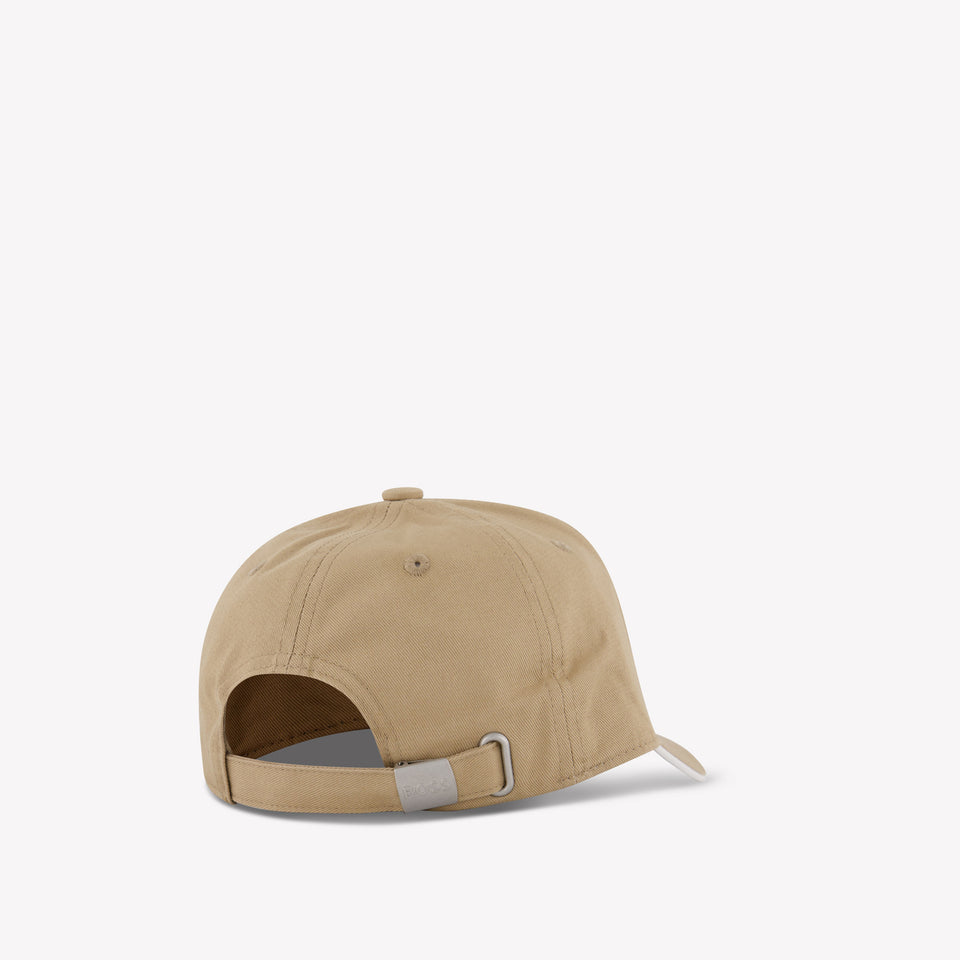 Boss Kids Boys Cap In Beige