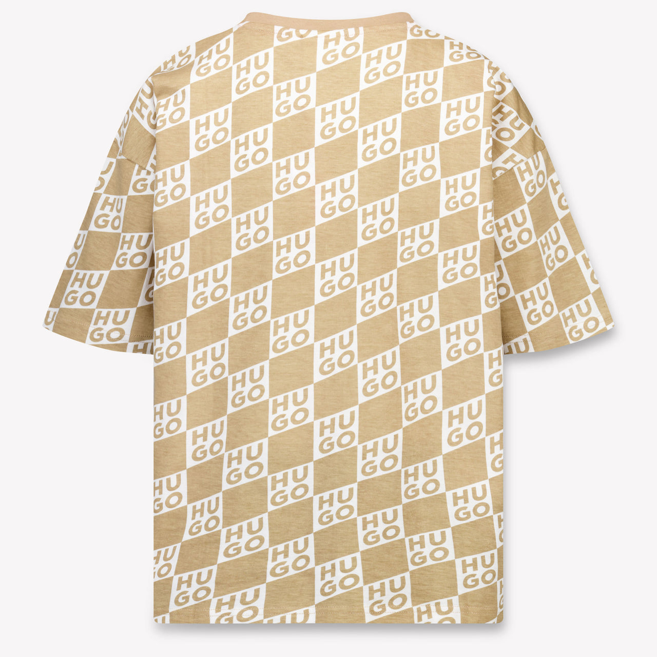 HUGO Kinder Jongens T-Shirt In Beige