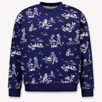 Kenzo Kids Kids Boys Sweater In Navy