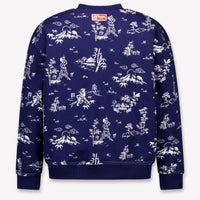 Kenzo Kids Kids Boys Sweater In Navy