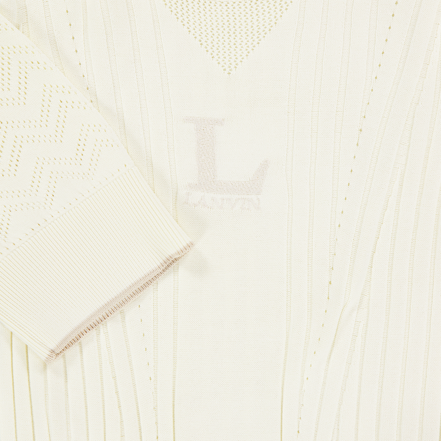 Lanvin Kinder Meisjes T-Shirt in Ecru