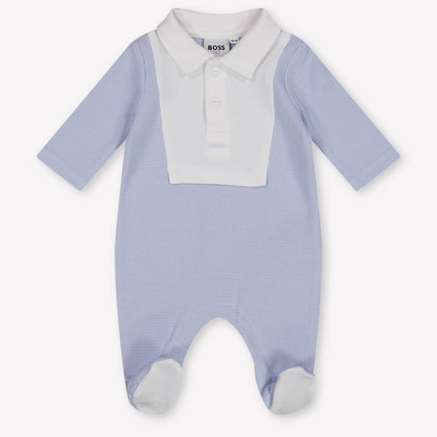Boss Baby Boys Playsuit In Light Blue