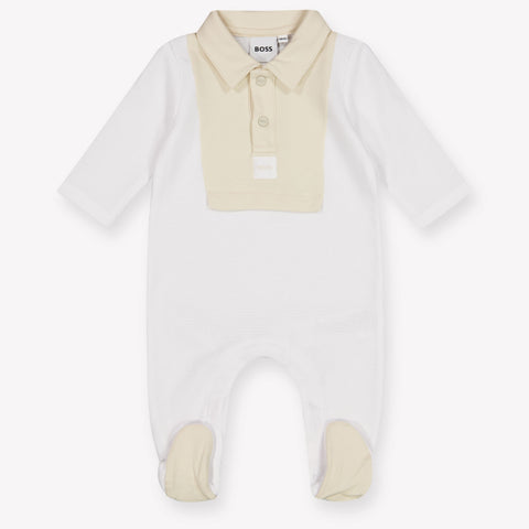 Boss Baby Boys Playsuit In White