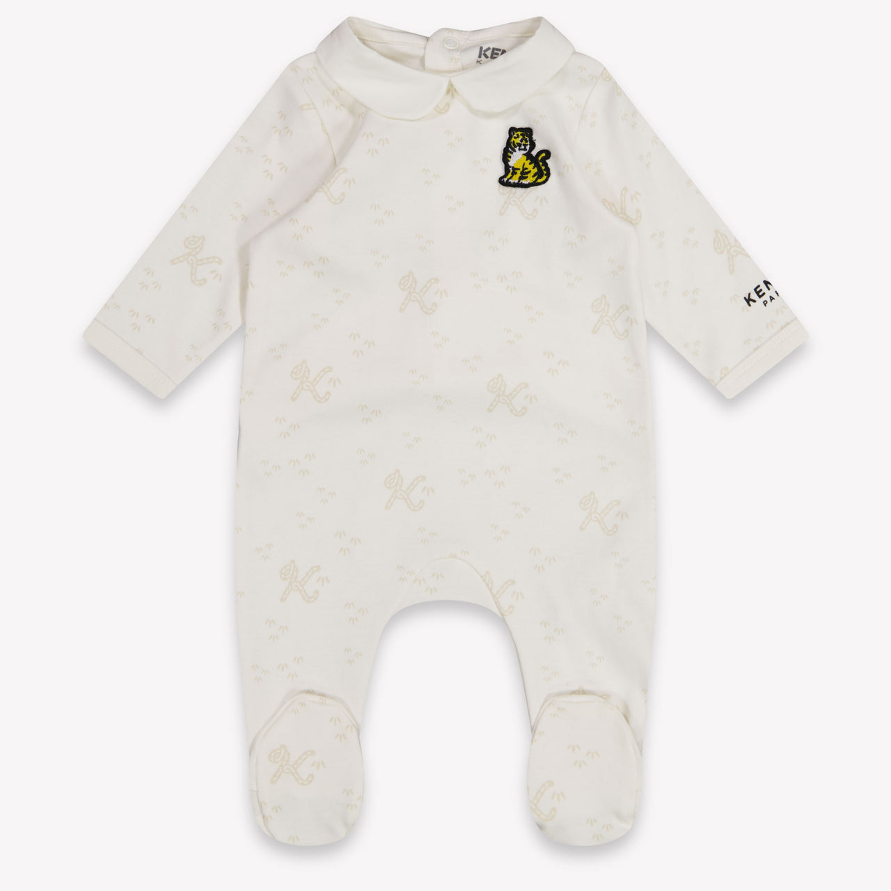 Kenzo Kids Baby Jongens Boxpakje In Off White