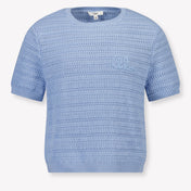 Chloe Kids Girls T-Shirt In Light Blue