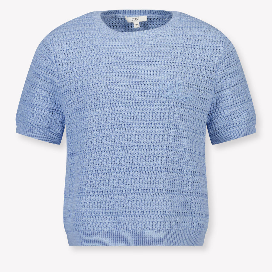 Chloe Girls T-Shirt in Light Blue