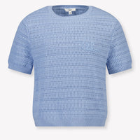 Chloe Kids Girls T-Shirt In Light Blue