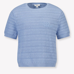 Chloe Kids Girls T-Shirt In Light Blue