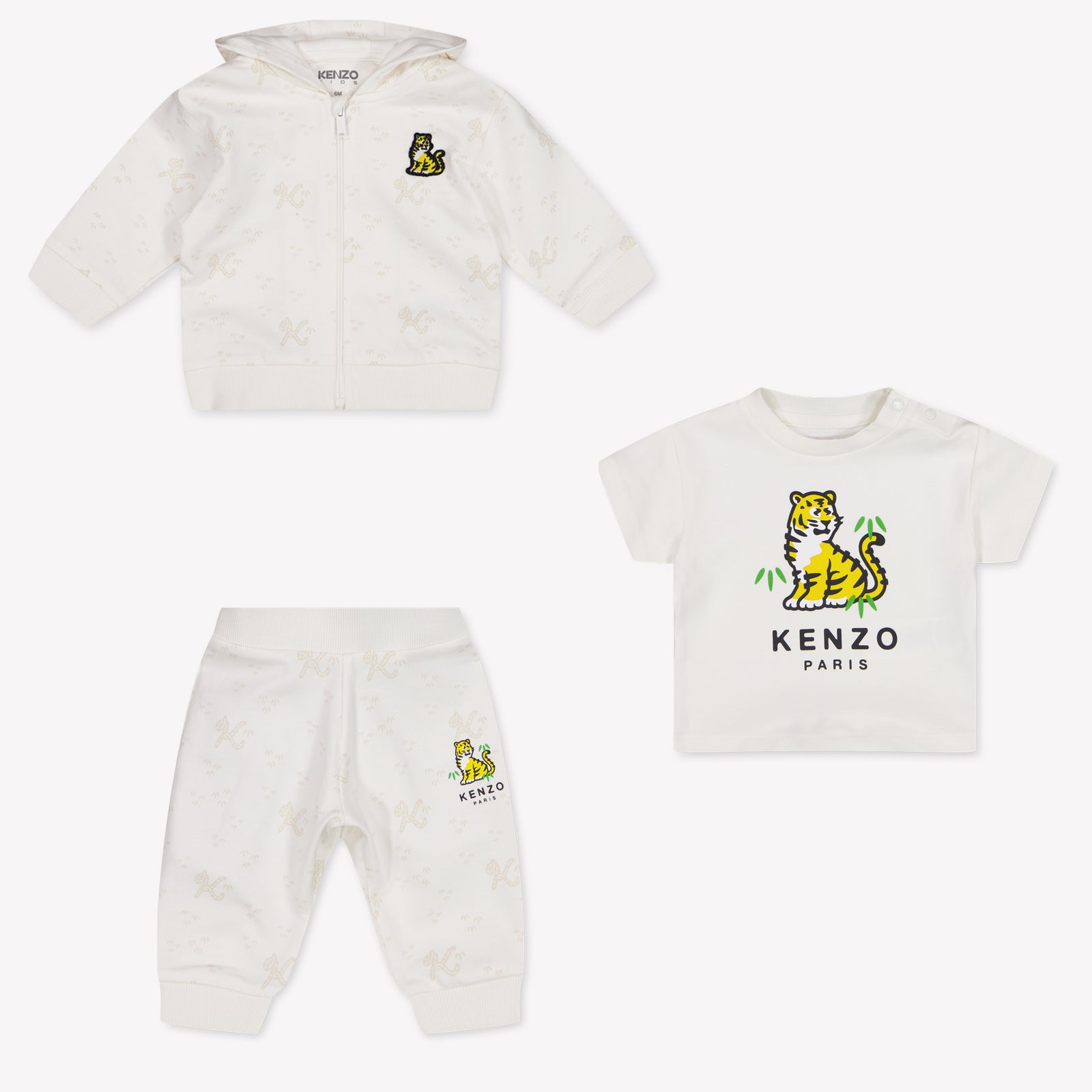 Kenzo Kids Baby Boys Jogging suit In OffWhite