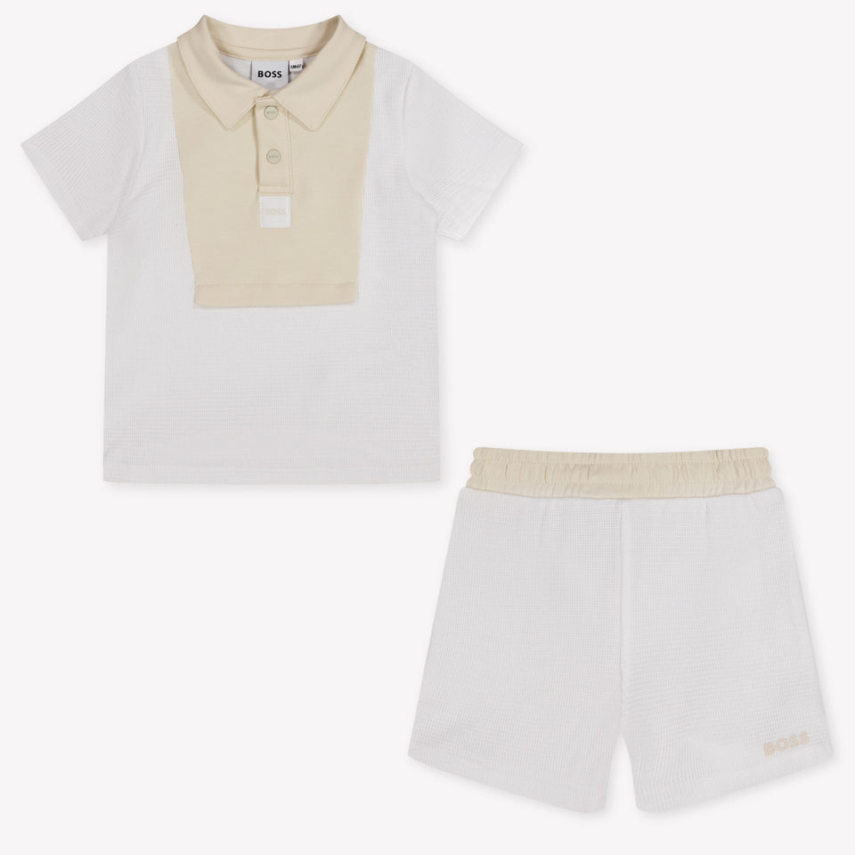 Boss Baby Boys Set In White