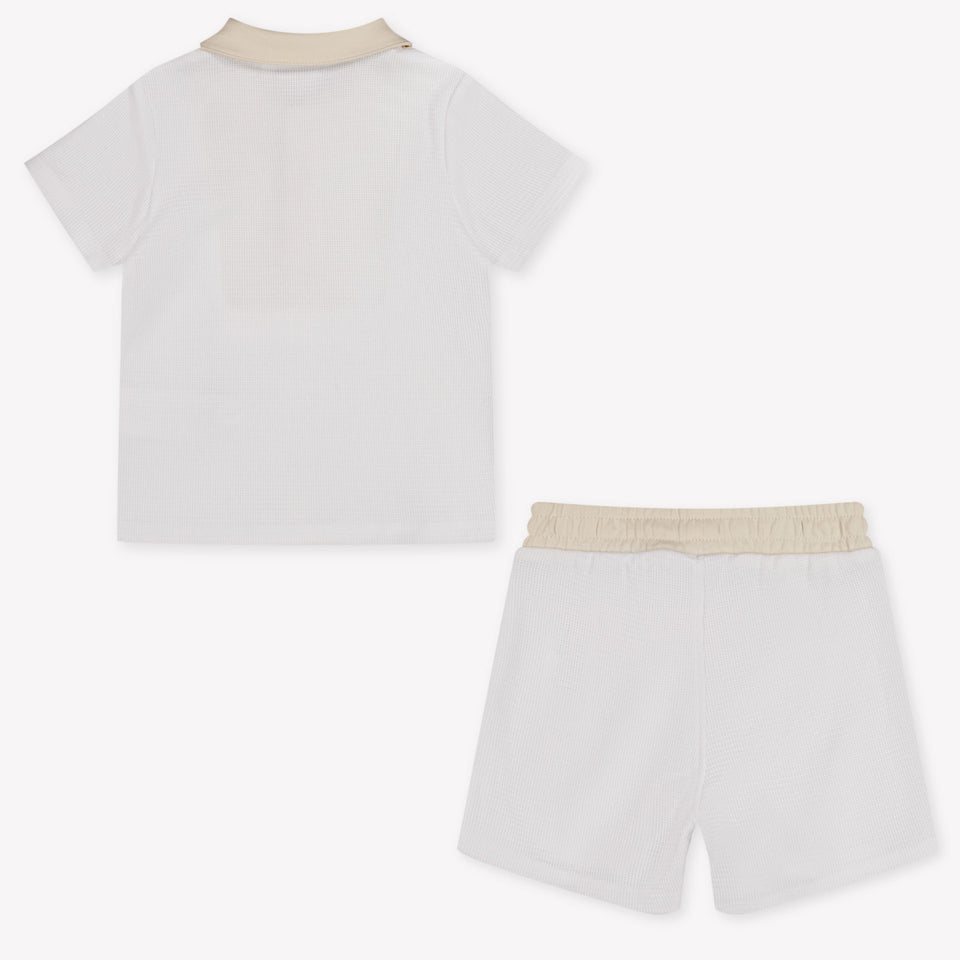 Boss Baby Boys Set In White