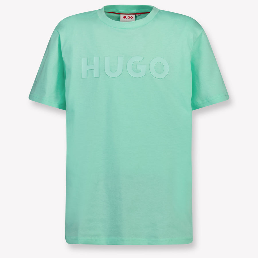 HUGO Kinder Jongens T-Shirt In Mint