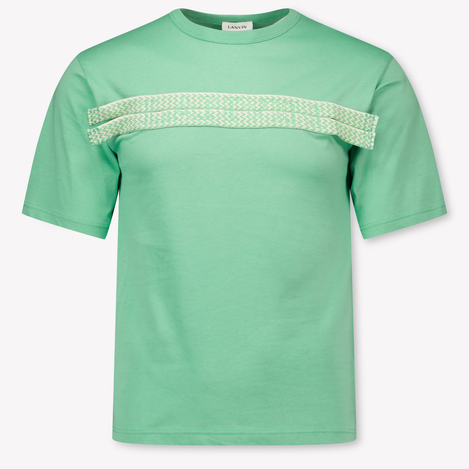Lanvin Kids Boys T-Shirt In Green