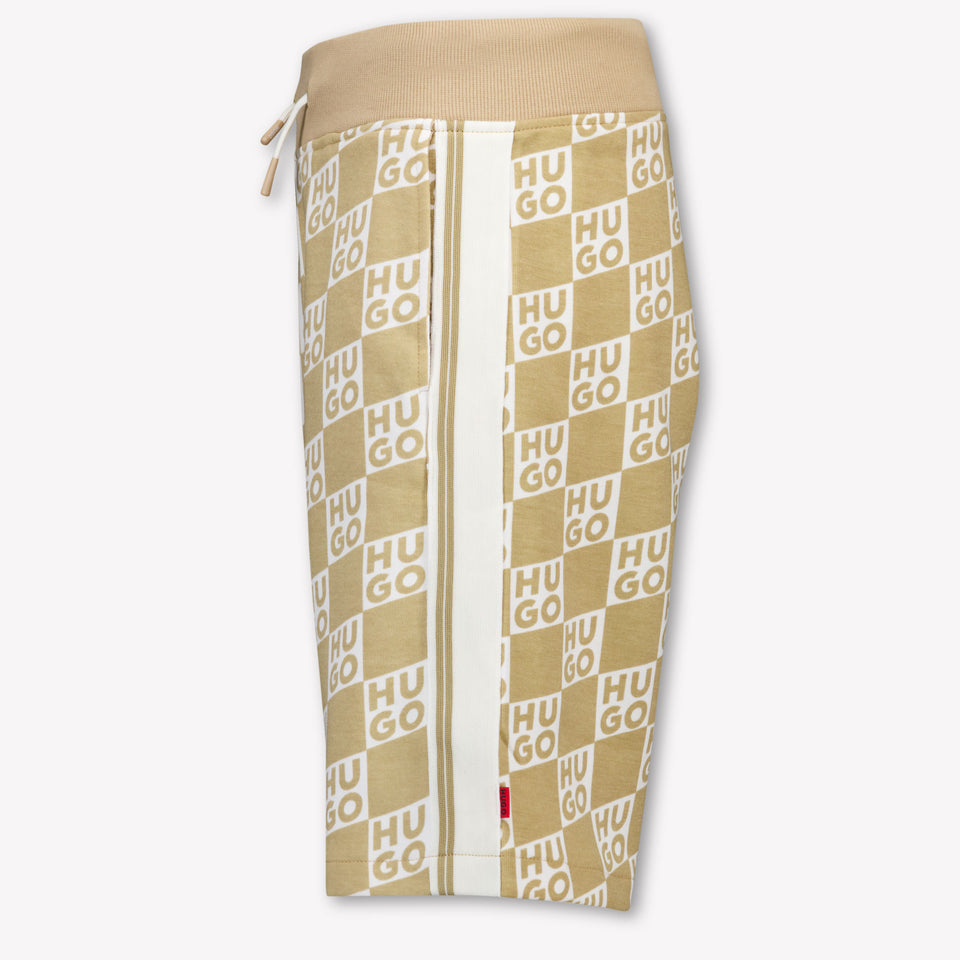 HUGO Kinder Jongens Shorts In Beige
