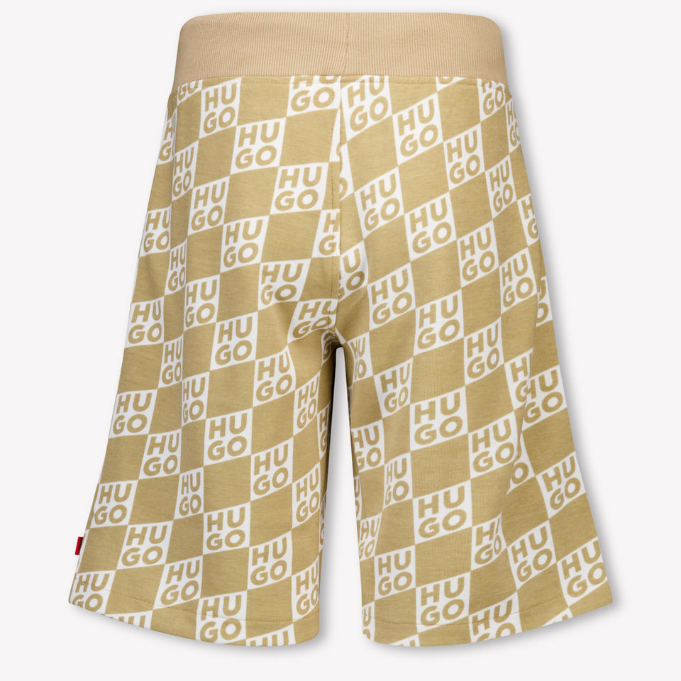 HUGO Kinder Jongens Shorts In Beige