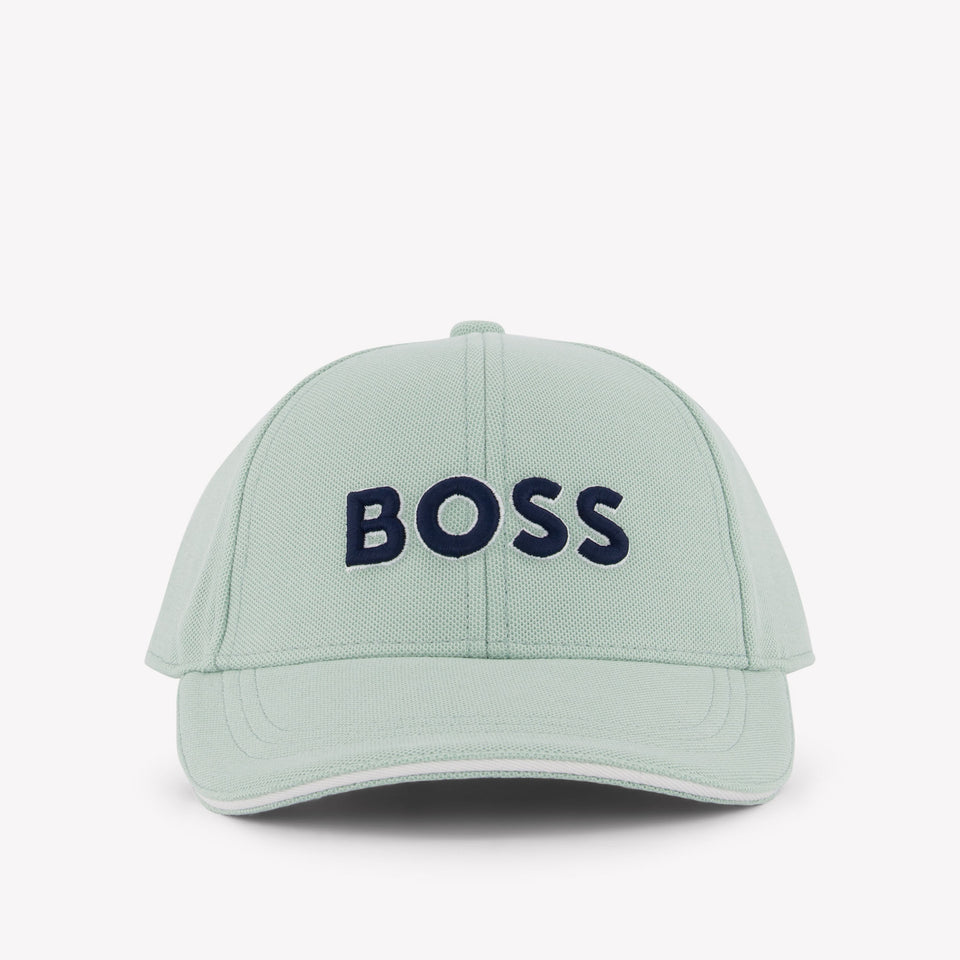 Boss Kids Boys Cap In Green