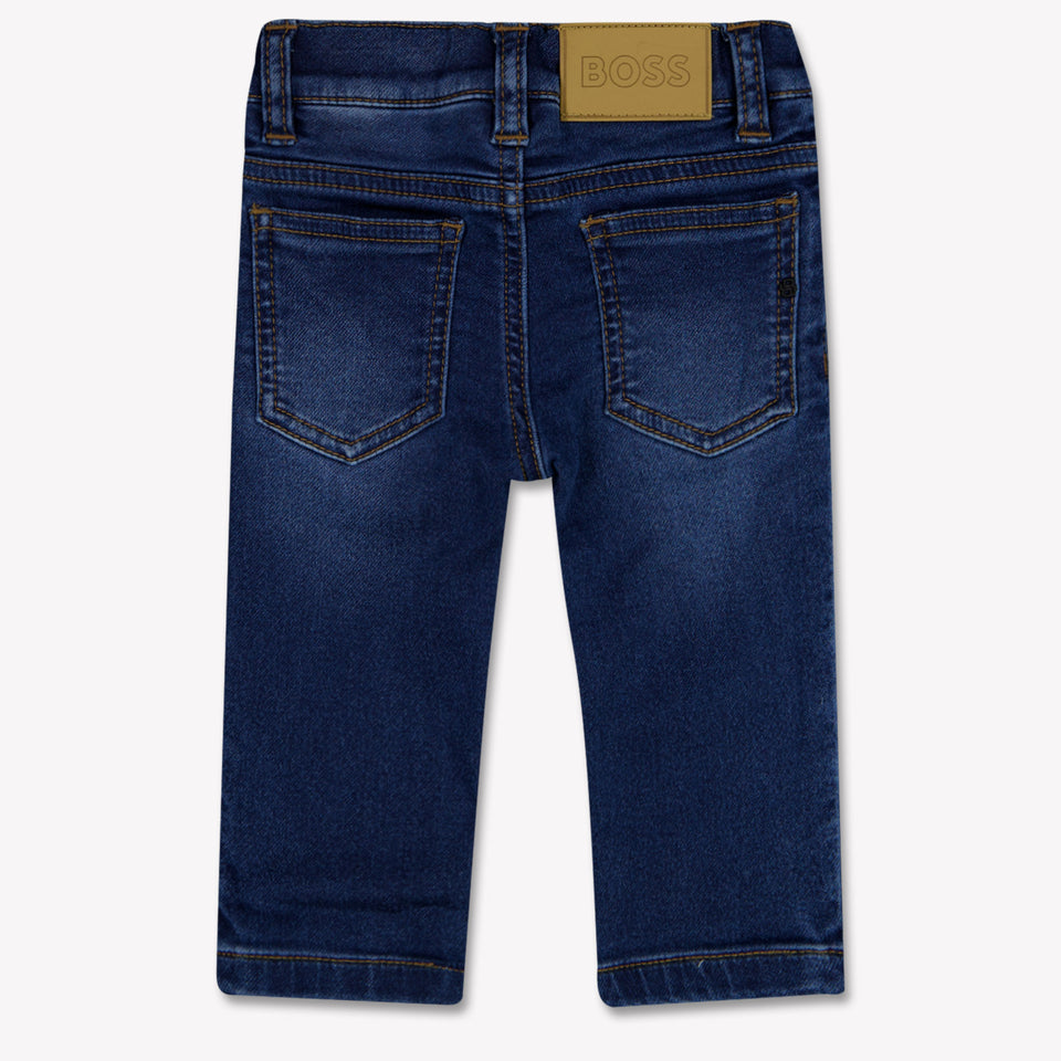 Boss Baby Jongens Jeans In Donker Blauw