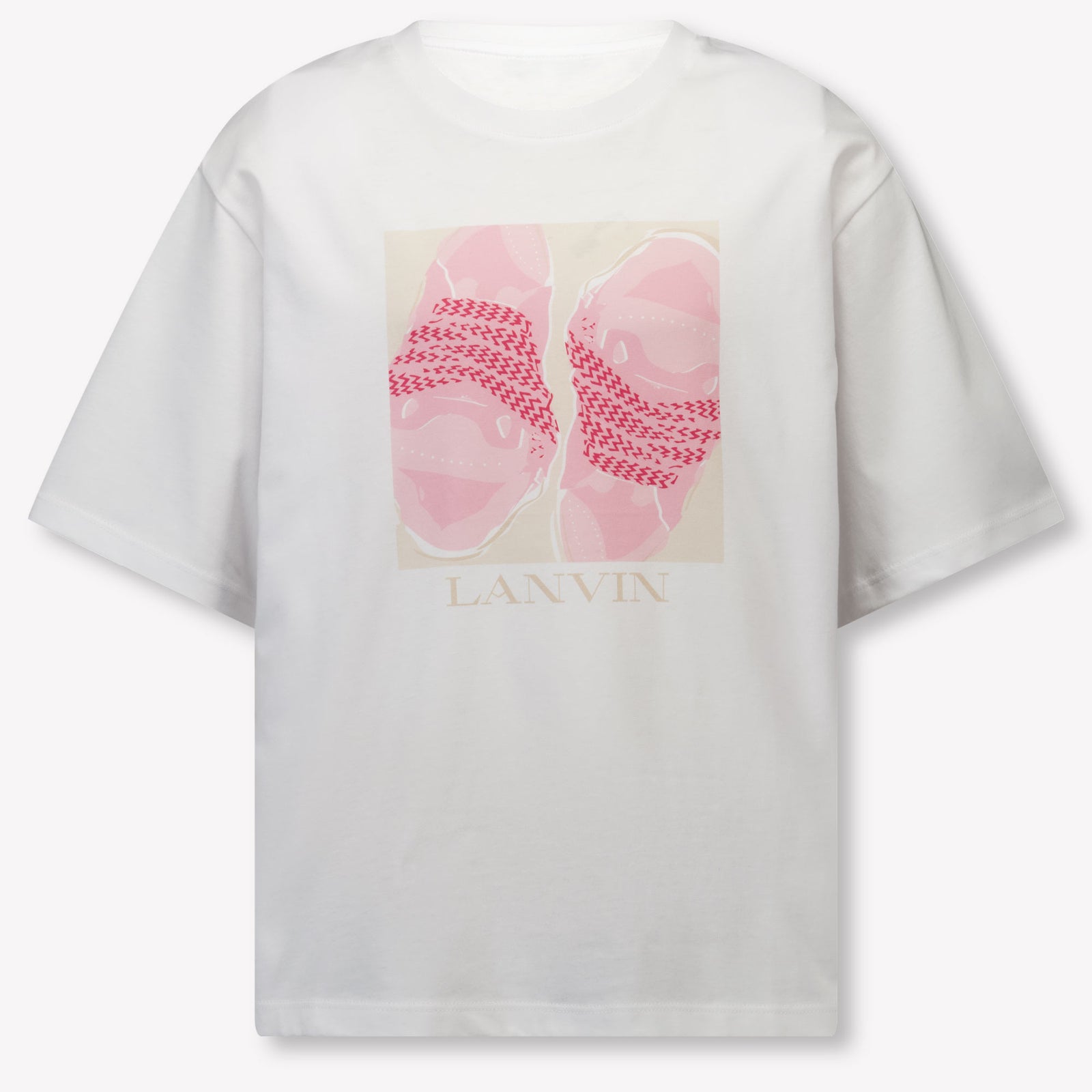 Lanvin Kinder Meisjes T-Shirt In Wit