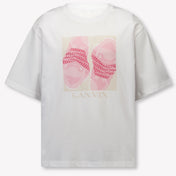 Lanvin Kinder Meisjes T-Shirt In Wit