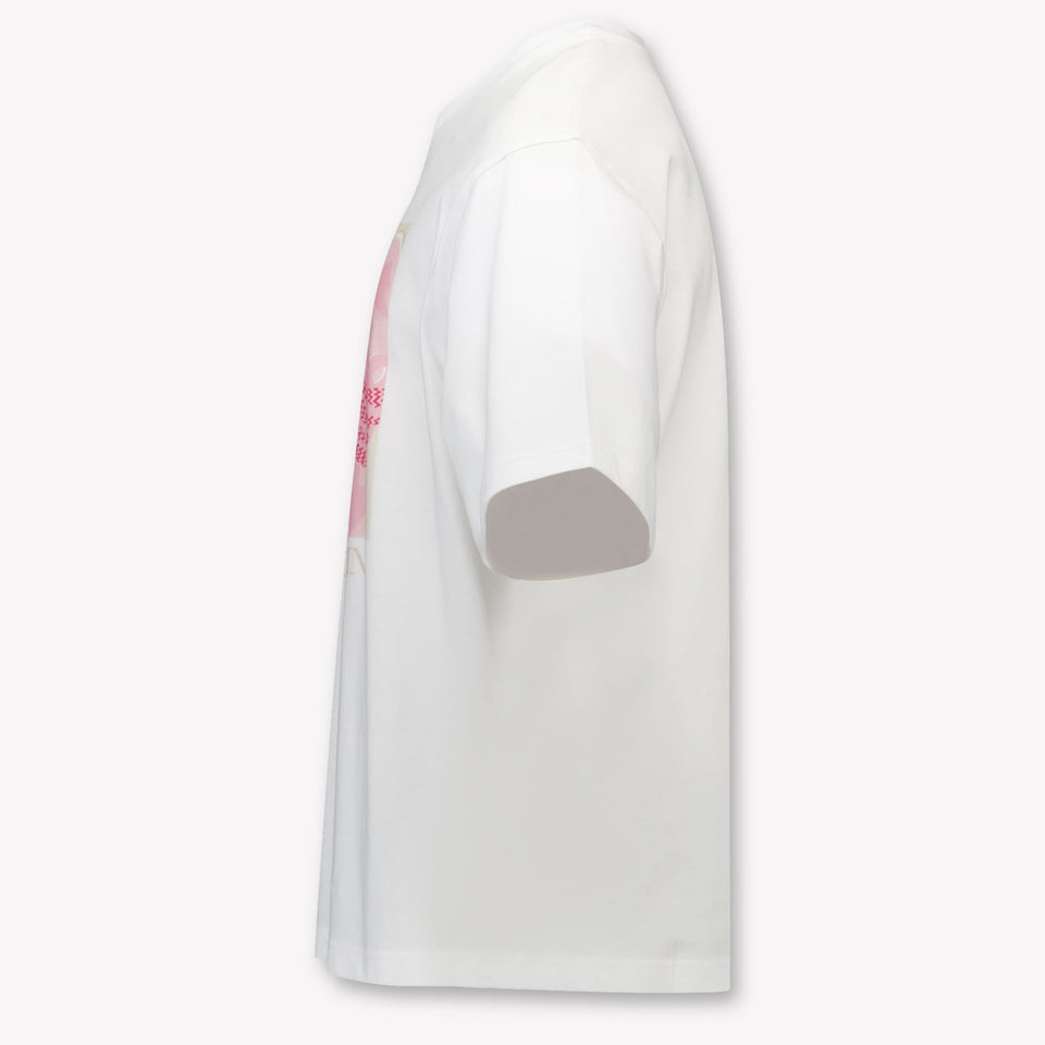 Lanvin Kinder Meisjes T-Shirt In Wit