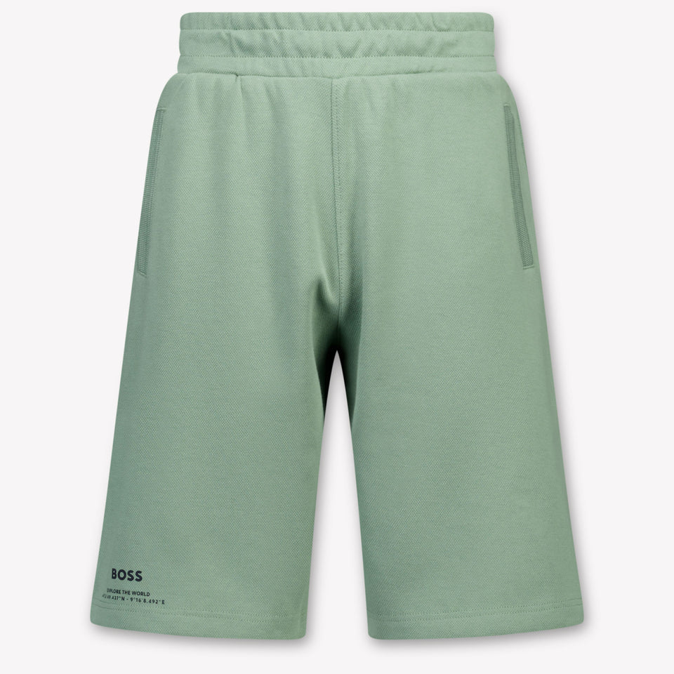 Boss Kinder Jongens Shorts In Groen