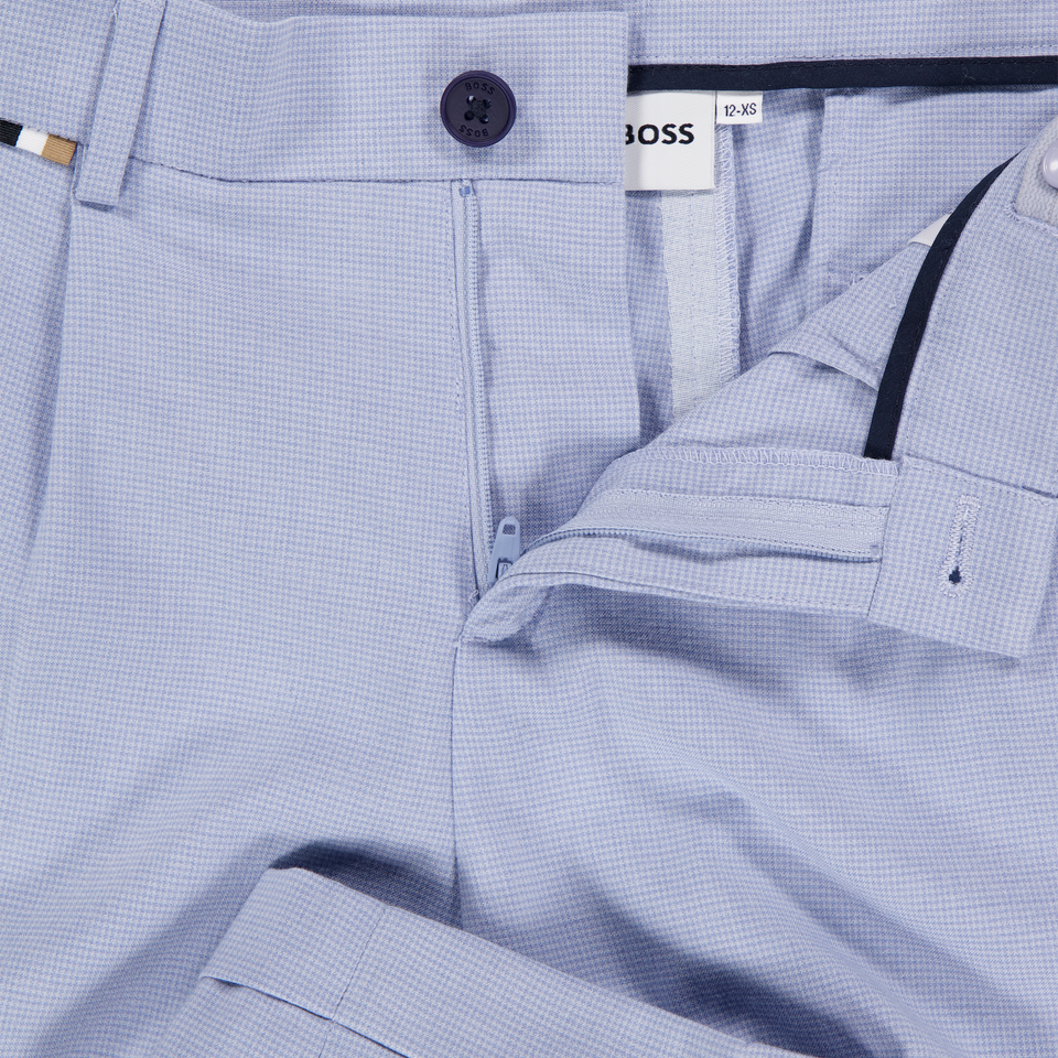 Boss Kinder Jongens Broek In Licht Blauw
