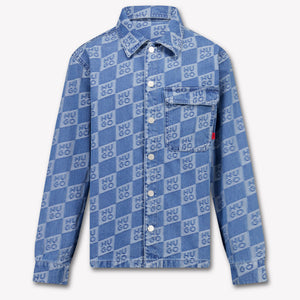 HUGO Kinder Jongens Blouse In Jeans