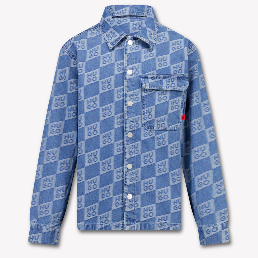 HUGO Kinder Jongens Blouse In Jeans
