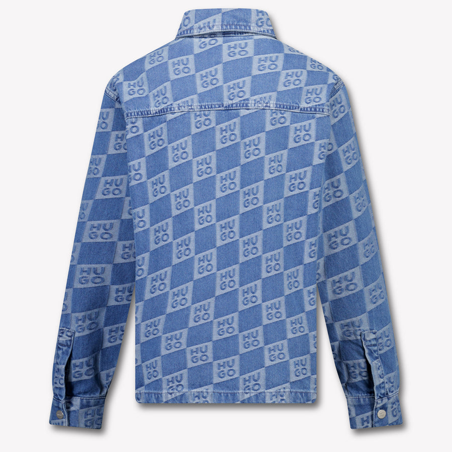 HUGO Kinder Jongens Blouse In Jeans