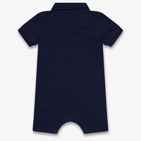 Boss Baby Boys Playsuit In Navy