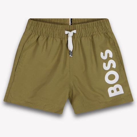 Boss Baby Boys Swimwear In Beige