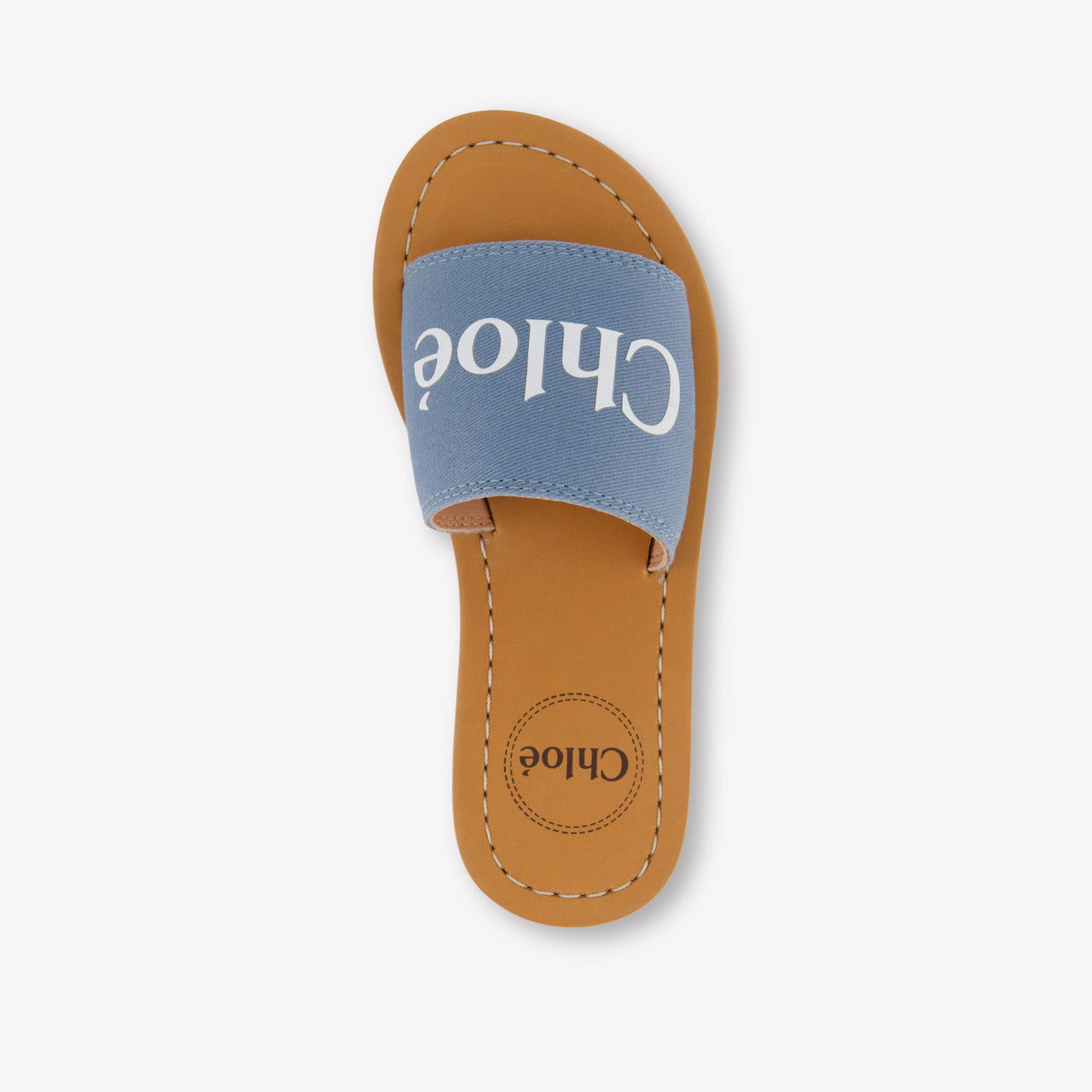 Chloe Girls Flipflops In Light Blue