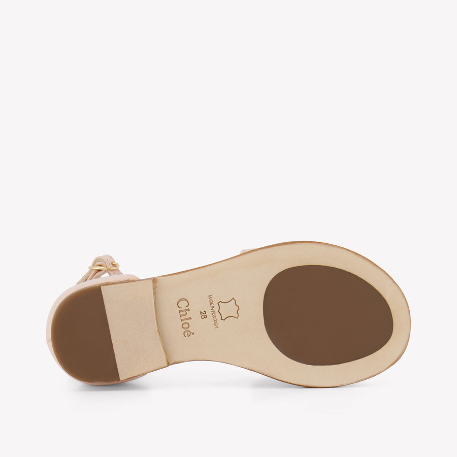 Chloe Meisjes Sandalen In Licht Roze