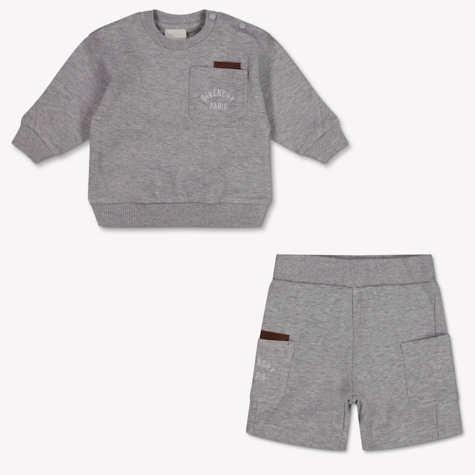 Givenchy Baby Boys Set In Gray