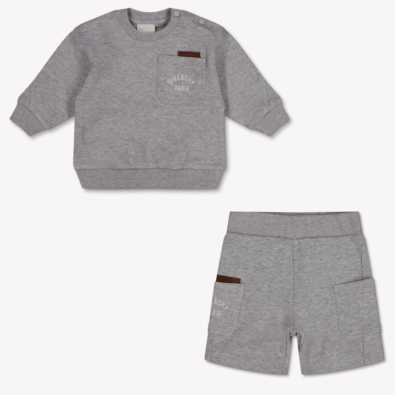 Givenchy Baby Jongens Setje In Grijs