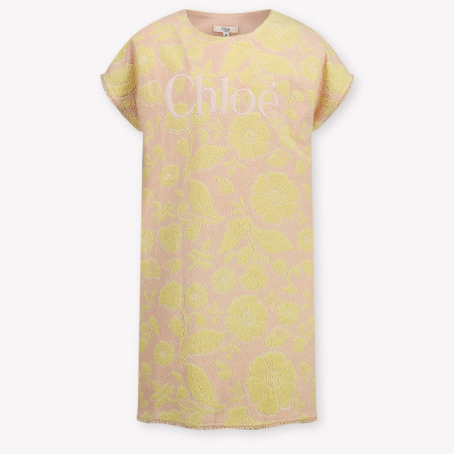 Chloe Kinder Meisjes Jurk In Licht Roze