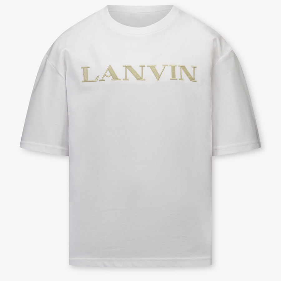 Lanvin Kinder Jongens T-Shirt In Wit