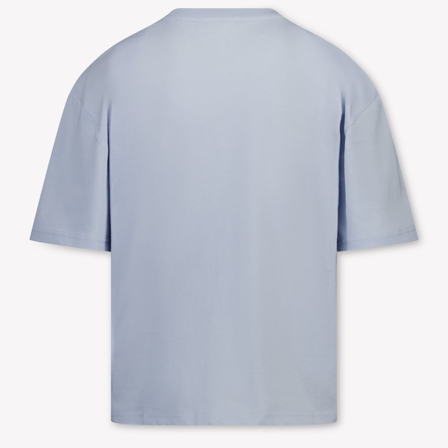 Lanvin Kinder Jongens T-Shirt In Licht Blauw